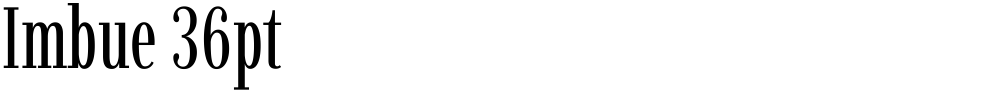 Imbue 36pt