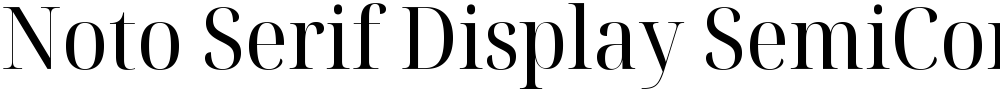 Noto Serif Display SemiCondensed