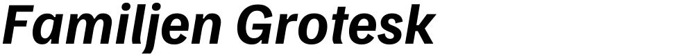 Familjen Grotesk