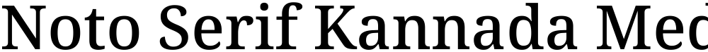 Noto Serif Kannada Medium