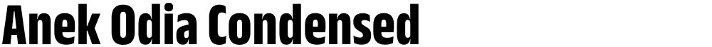 Anek Odia Condensed