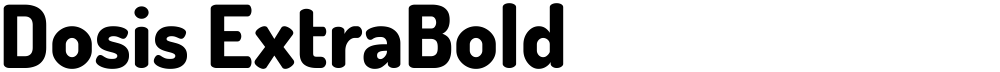 Dosis ExtraBold