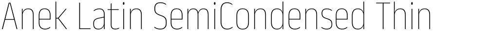 Anek Latin SemiCondensed Thin