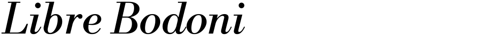 Libre Bodoni