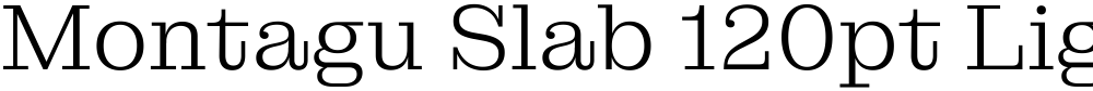 Montagu Slab 120pt Light