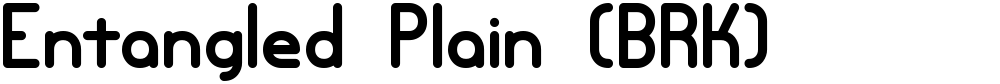 Entangled Plain (BRK)