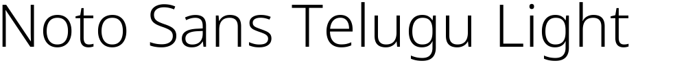 Noto Sans Telugu Light