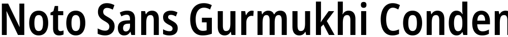 Noto Sans Gurmukhi Condensed SemiBold