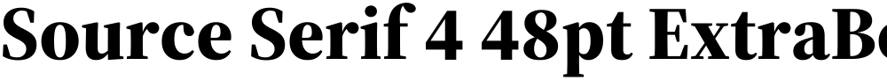 Source Serif 4 48pt ExtraBold