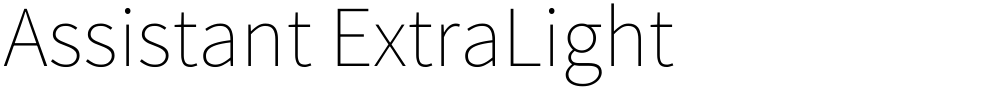 Assistant ExtraLight