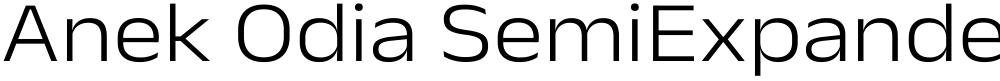 Anek Odia SemiExpanded Light
