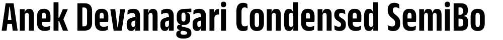 Anek Devanagari Condensed SemiBold