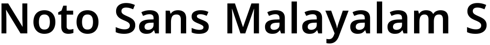 Noto Sans Malayalam SemiBold