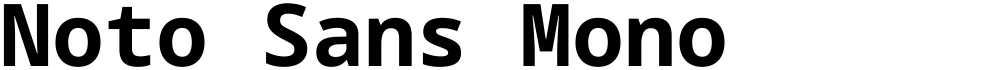 Noto Sans Mono
