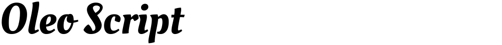 Oleo Script