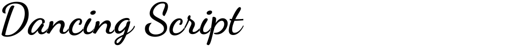 Dancing Script