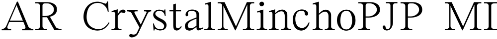 AR CrystalMinchoPJP MD