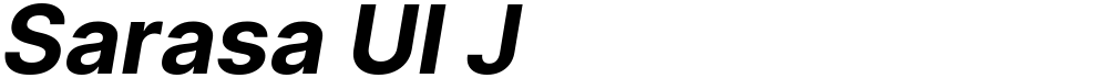 Sarasa UI J