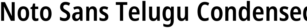 Noto Sans Telugu Condensed SemiBold