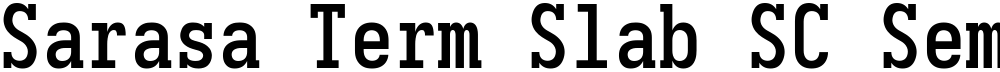 Sarasa Term Slab SC Semibold