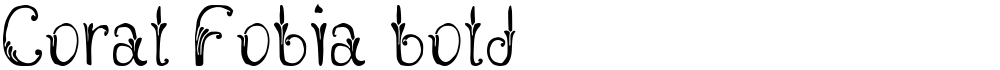 Coral Fobia bold
