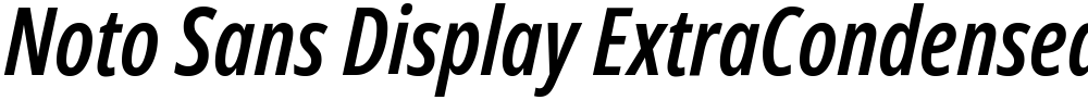Noto Sans Display ExtraCondensed SemiBold