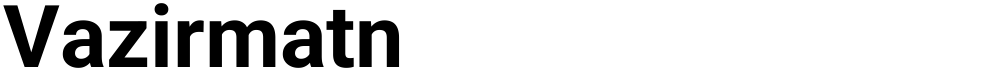 Vazirmatn