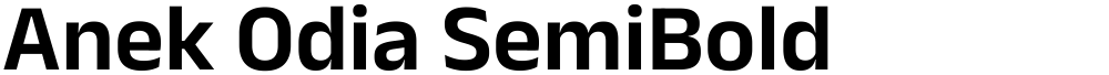 Anek Odia SemiBold