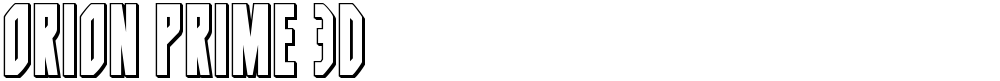 Orion Prime 3D