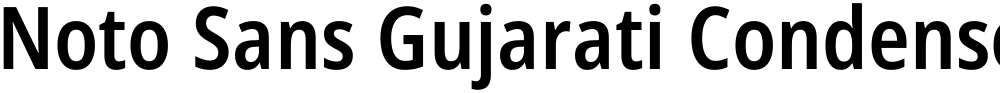 Noto Sans Gujarati Condensed SemiBold
