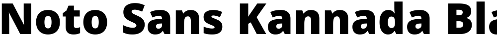 Noto Sans Kannada Black