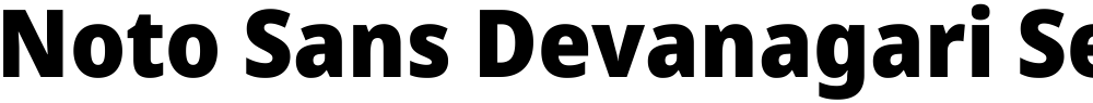 Noto Sans Devanagari SemiCondensed Black