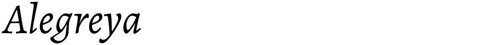 Alegreya