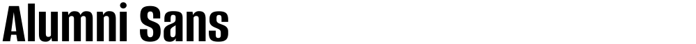 Alumni Sans
