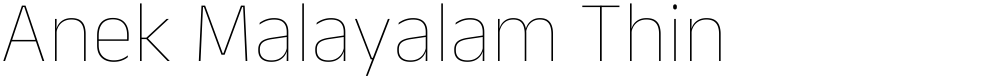 Anek Malayalam Thin