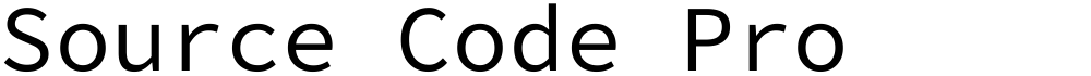 Source Code Pro