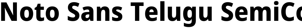 Noto Sans Telugu SemiCondensed ExtraBold