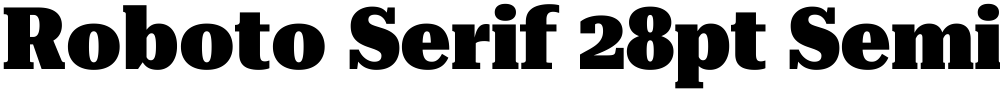 Roboto Serif 28pt SemiCondensed Black