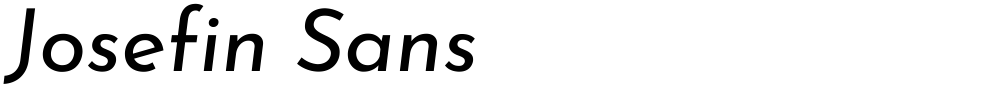Josefin Sans