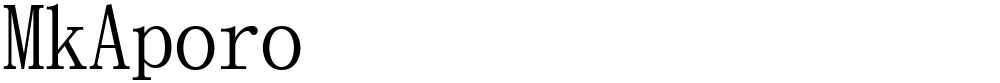 MkAporo
