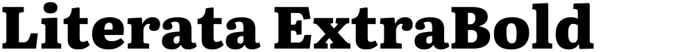 Literata ExtraBold