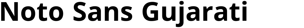 Noto Sans Gujarati
