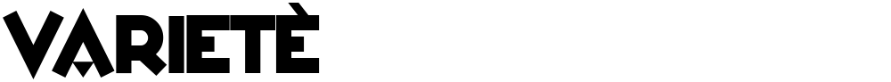 VarietÈ