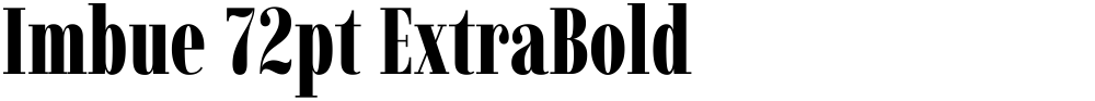 Imbue 72pt ExtraBold
