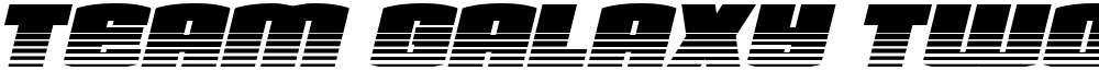 Team Galaxy Twotone Italic