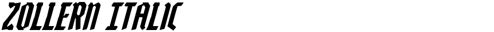 Zollern Italic