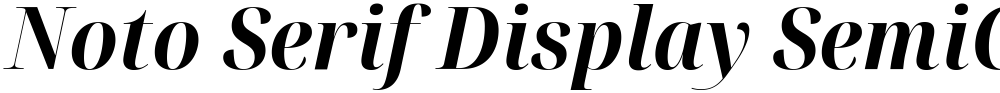 Noto Serif Display SemiCondensed