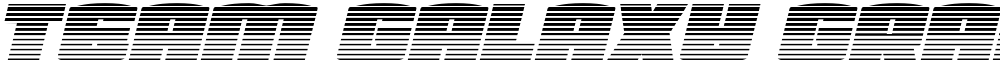 Team Galaxy Gradient 2 Italic