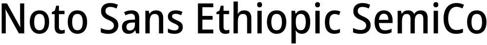 Noto Sans Ethiopic SemiCondensed Medium