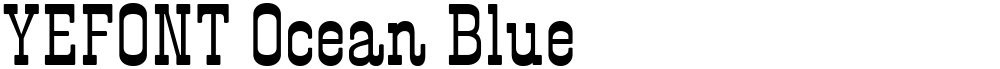 YEFONT Ocean Blue